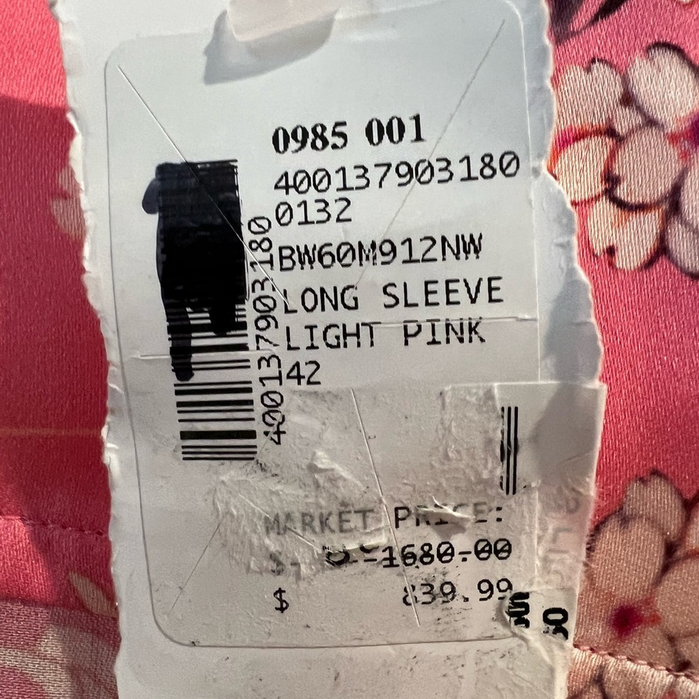 NWT $1680 Givenchy Floral Print Long Sleeve Shirt - Picture 16 of 16